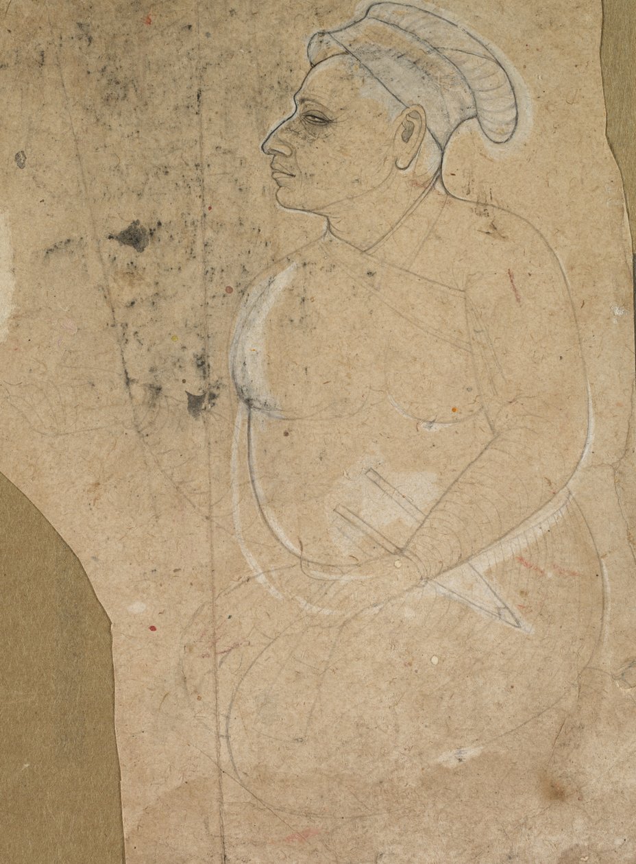 Retrato de um homem envelhecido, c. 1700 de Unbekannt