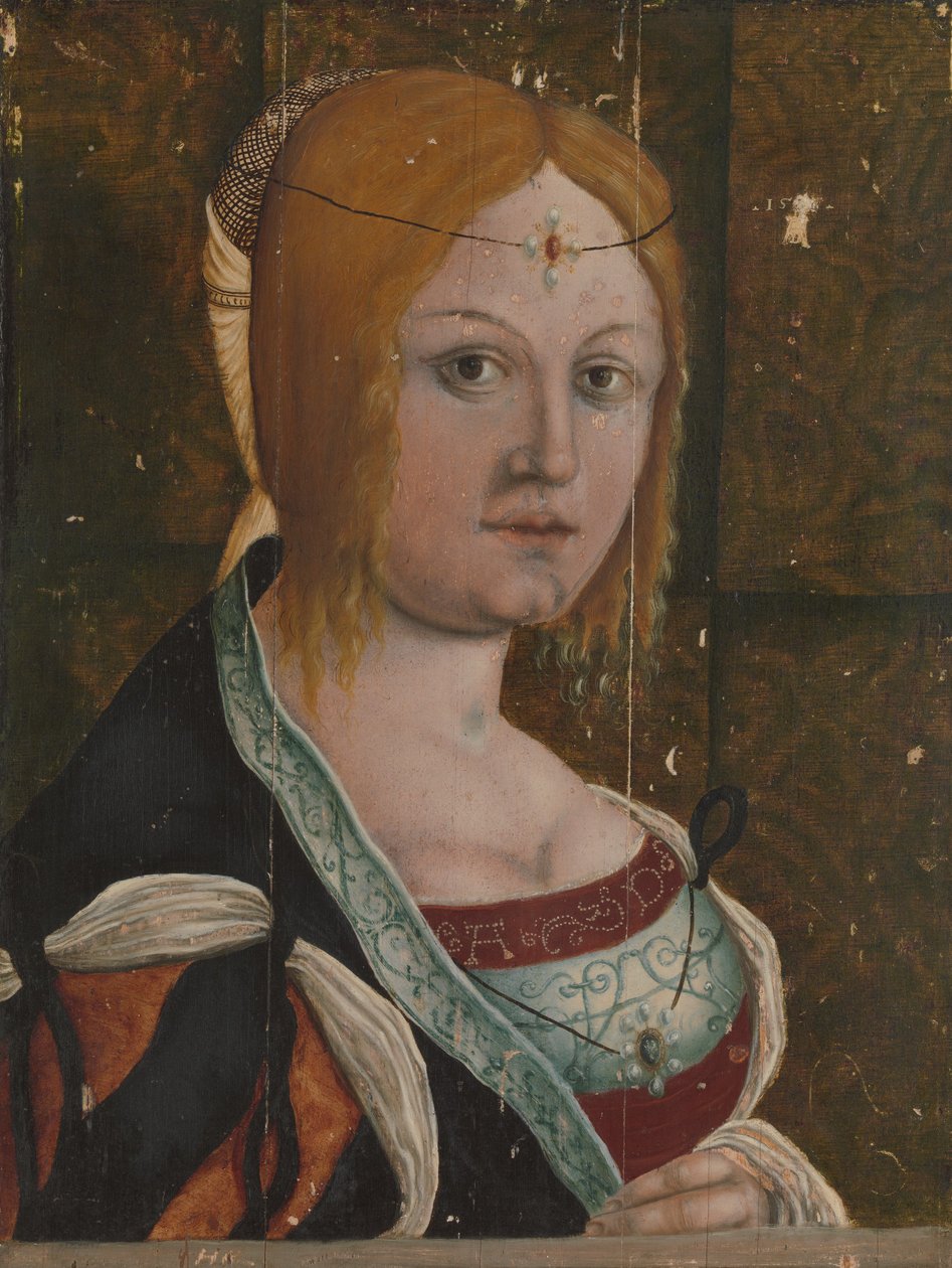 Retrato de uma mulher italiana. de Unbekannt