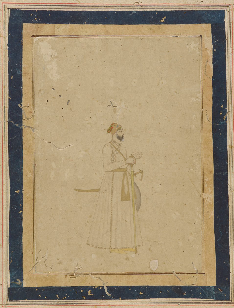 Retrato de um oficial, início do século XVIII. de Unbekannt