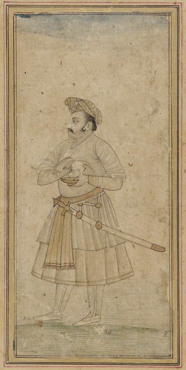 Retrato de um oficial, século XVII. de Unbekannt