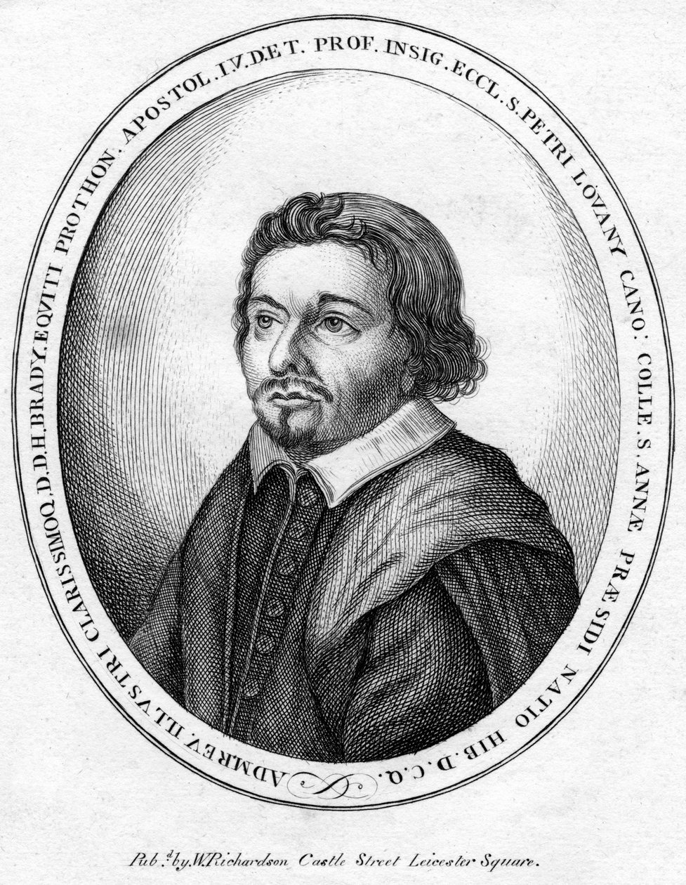 Retrato de um homem desconhecido, século c18 de Unbekannt