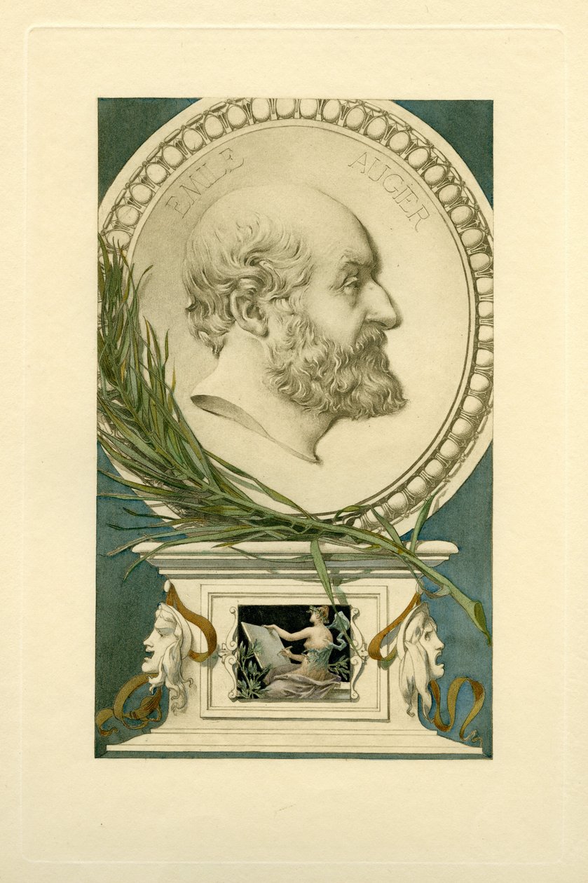 Retrato de Émile Augier 1820-1889. de Unbekannt