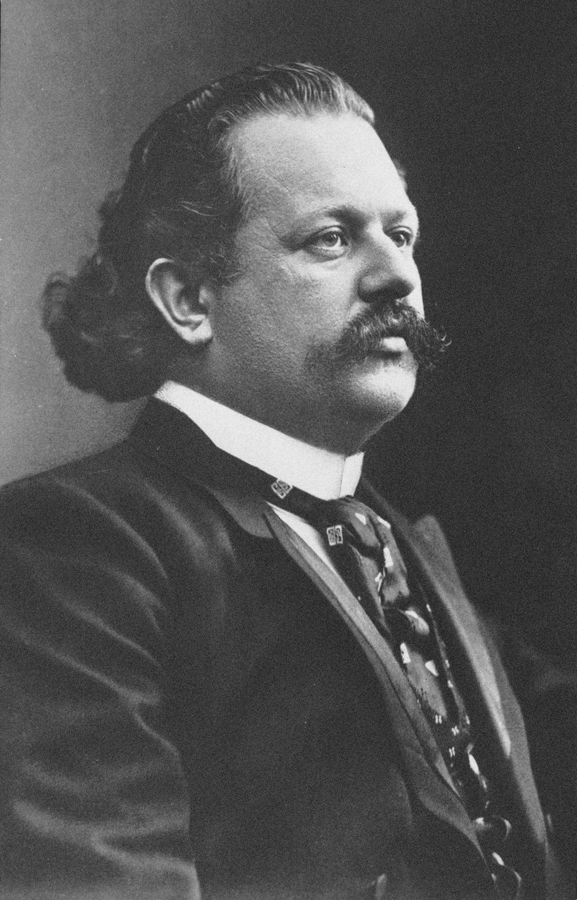 Retrato do pianista e compositor Alfred Reisenauer 1863-1907. de Unbekannt