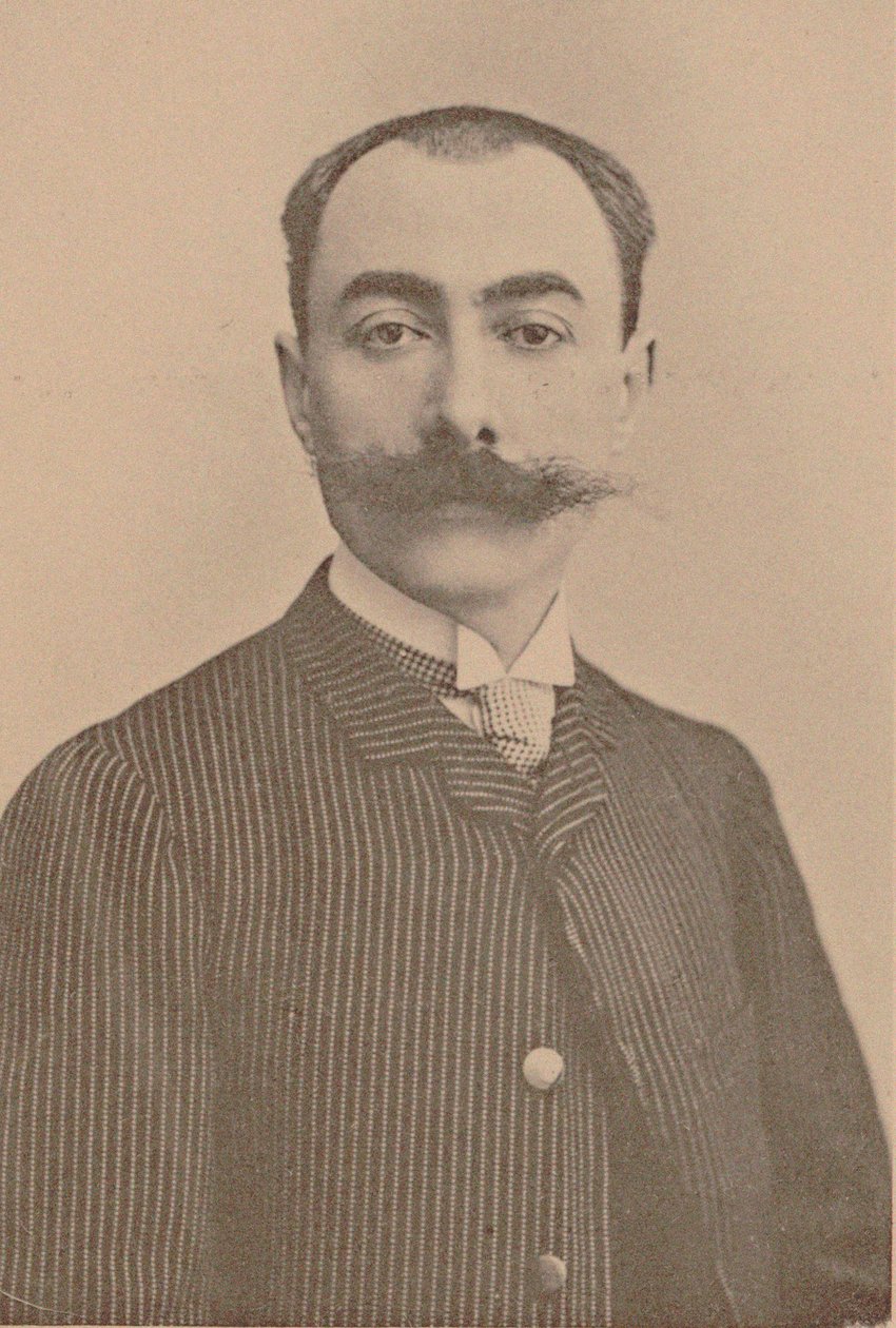 Retrato do pianista e compositor André Messager 1853-1929. de Unbekannt