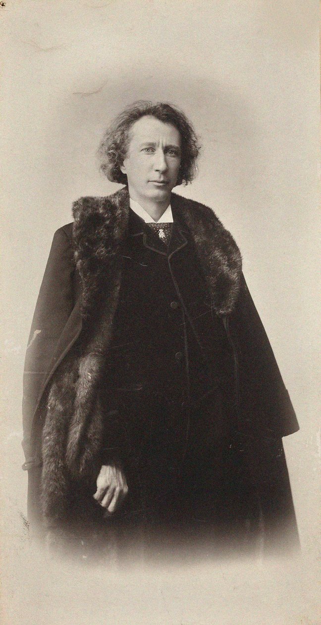 Retrato do pianista e compositor Emil von Sauer 1862-1942, c. 1900. de Unbekannt