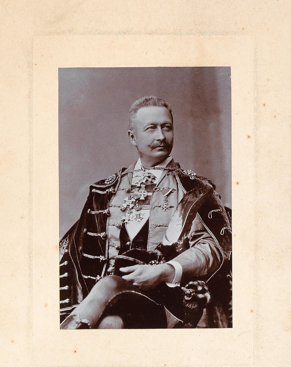 Retrato do pianista e compositor Géza Zichy 1849-1924, década de 1900. de Unbekannt