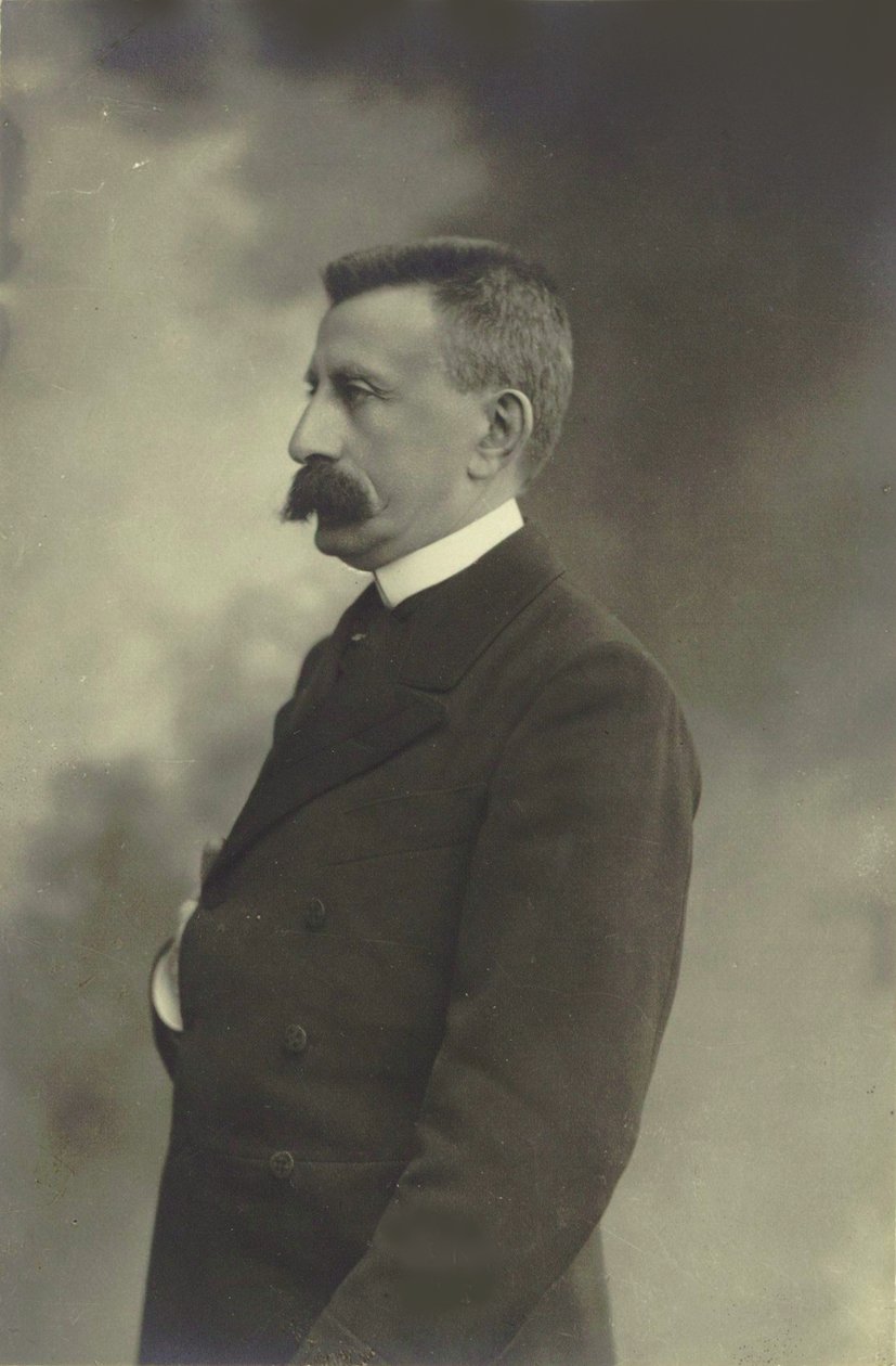 Portrait of pianist and composer Moritz Moszkowski 1854-1925, c. 1900.  de Unbekannt