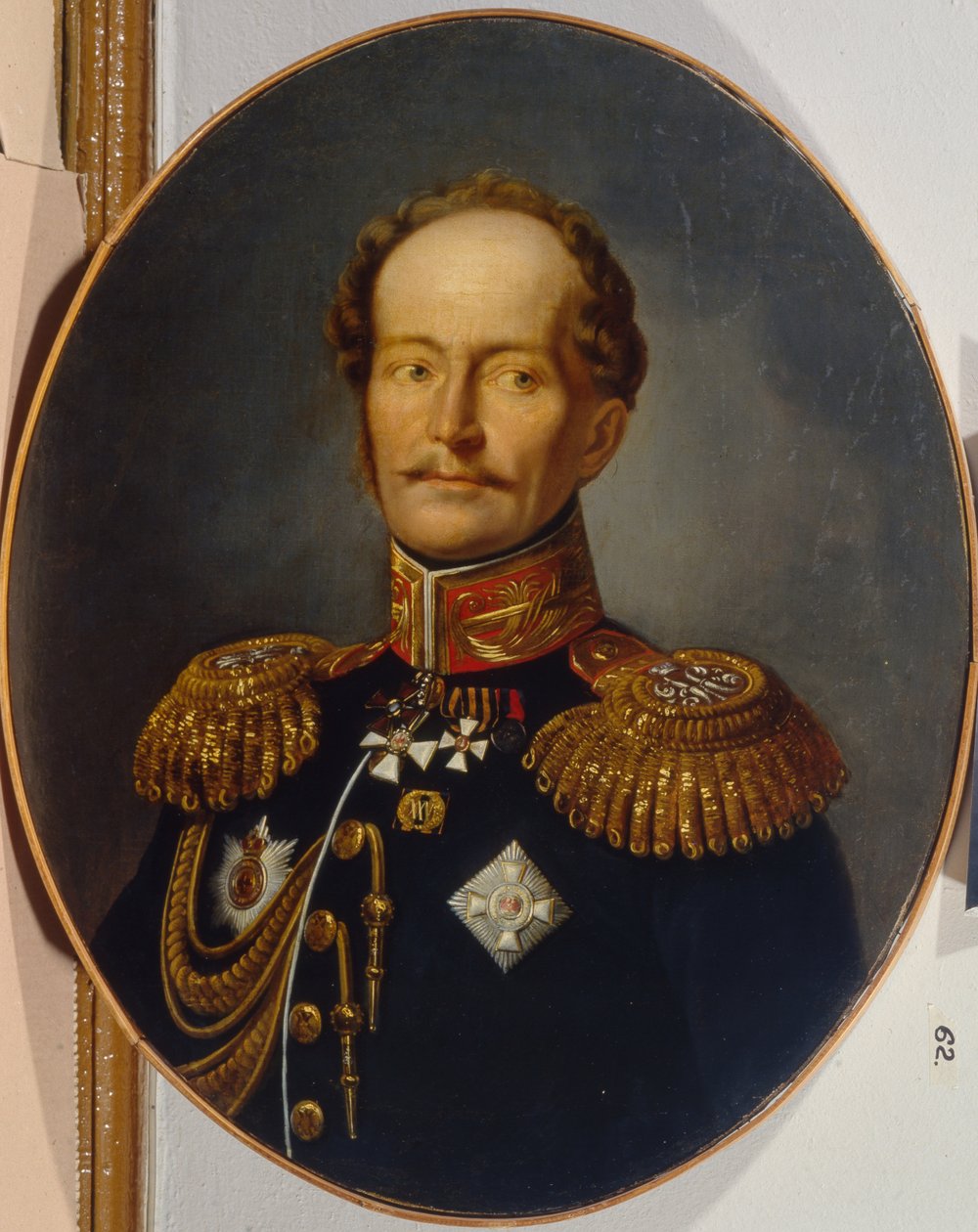 Retrato do General Adjutor Karl Karlovich Merder 1787-1834, 1820s de Unbekannt