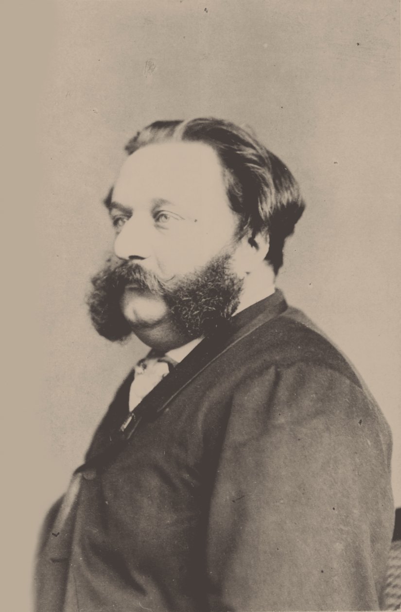 Retrato do compositor Alfred Jaëll 1832-1882. de Unbekannt