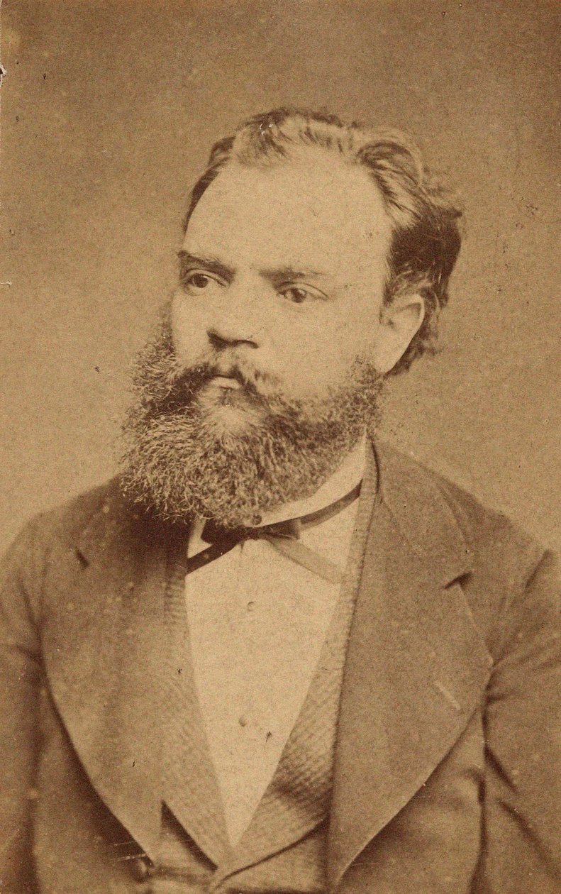 Retrato do compositor Antonin Dvorak 1841-1904 , c. 1880. de Unbekannt