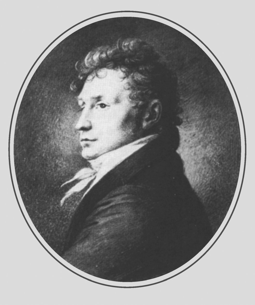 Retrato do compositor Friedrich Kuhlau 1786-1832, início do século XIX. de Unbekannt