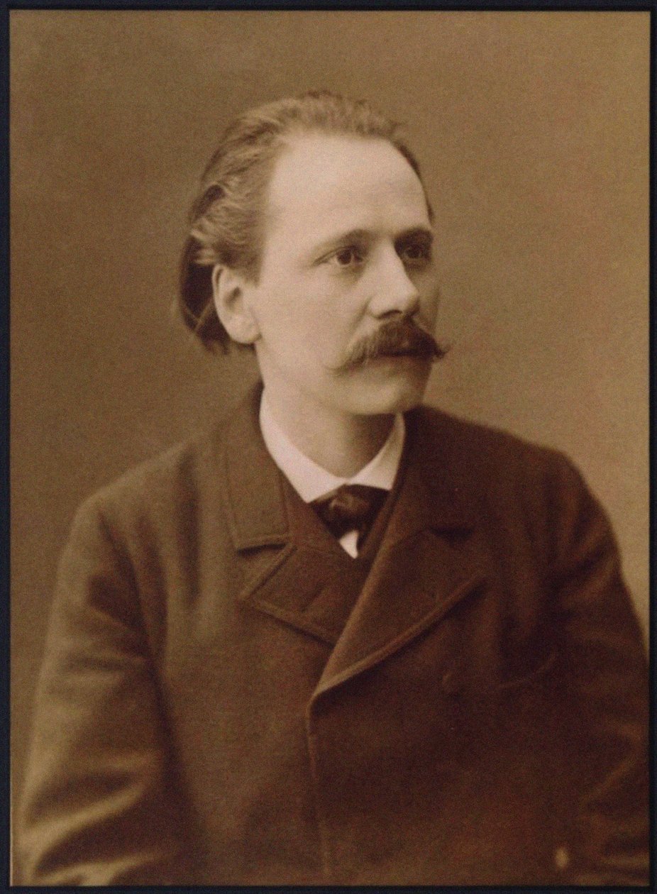 Retrato do compositor Jules Massenet 1842-1912, década de 1890. de Unbekannt