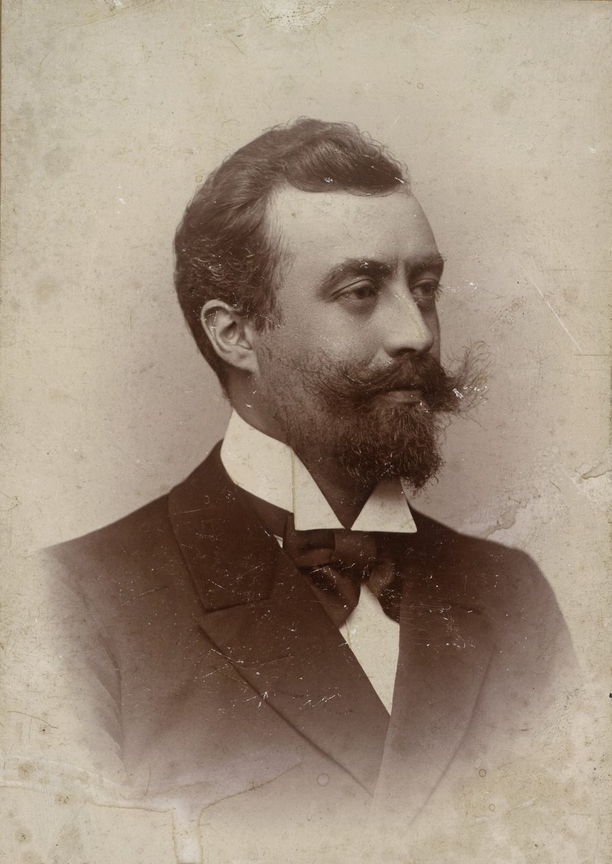 Retrato do compositor e organista Alfred Tofft 1865-1931, 1898. de Unbekannt
