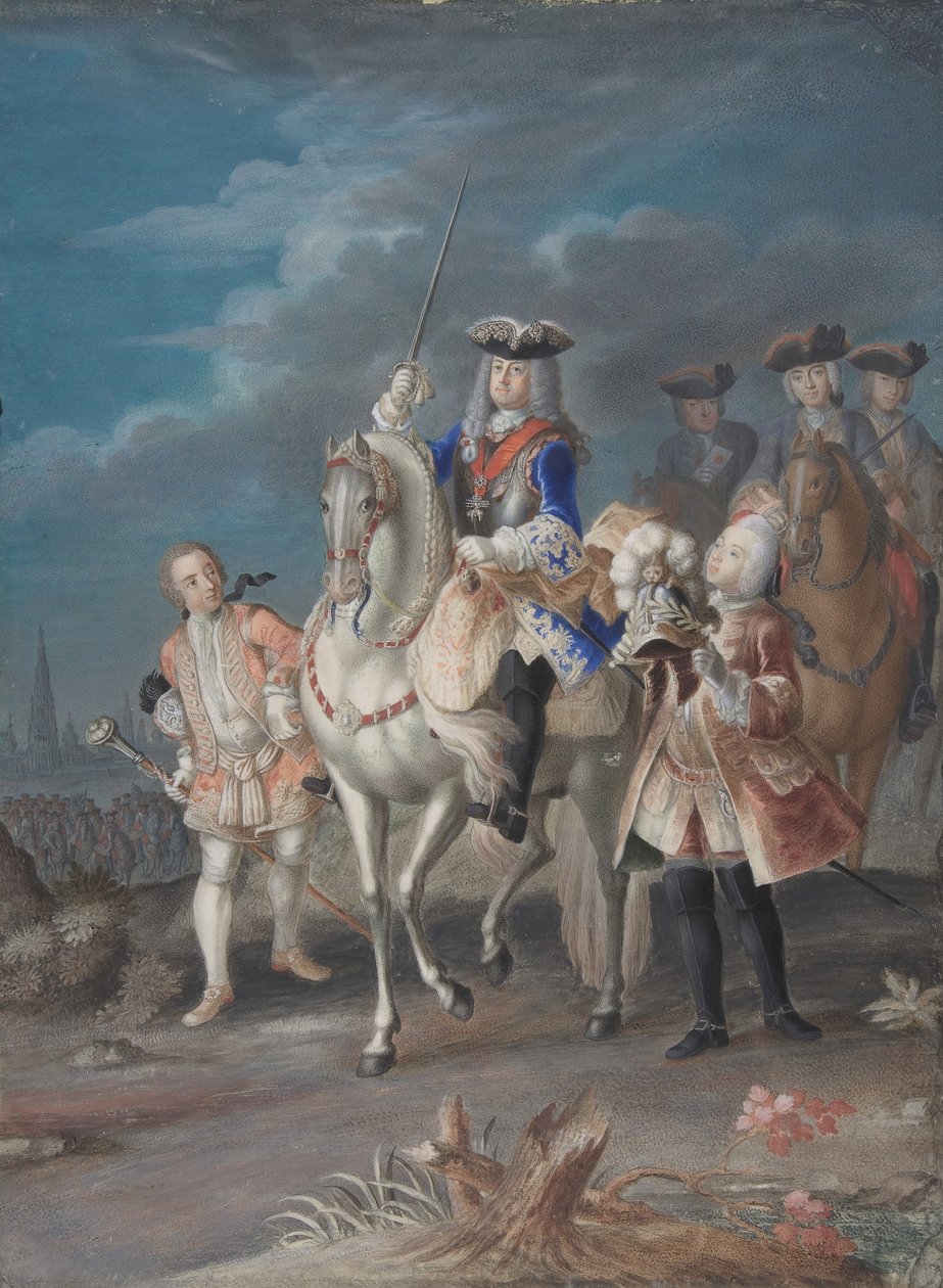 Retrato da consorte da imperatriz russa, século XVIII. de Unbekannt