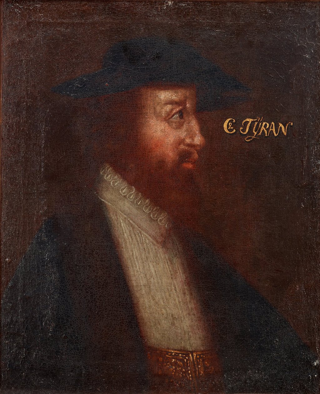 Retrato do rei dinamarquês Christian II, um 1700 de Unbekannt