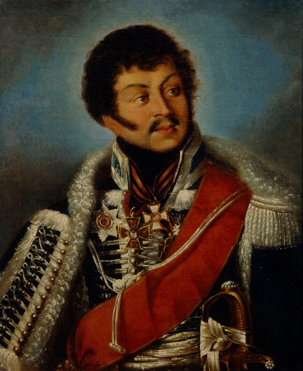 Retrato do general Dmitry Dmitrievich Shepelev 1771-1841 de Unbekannt