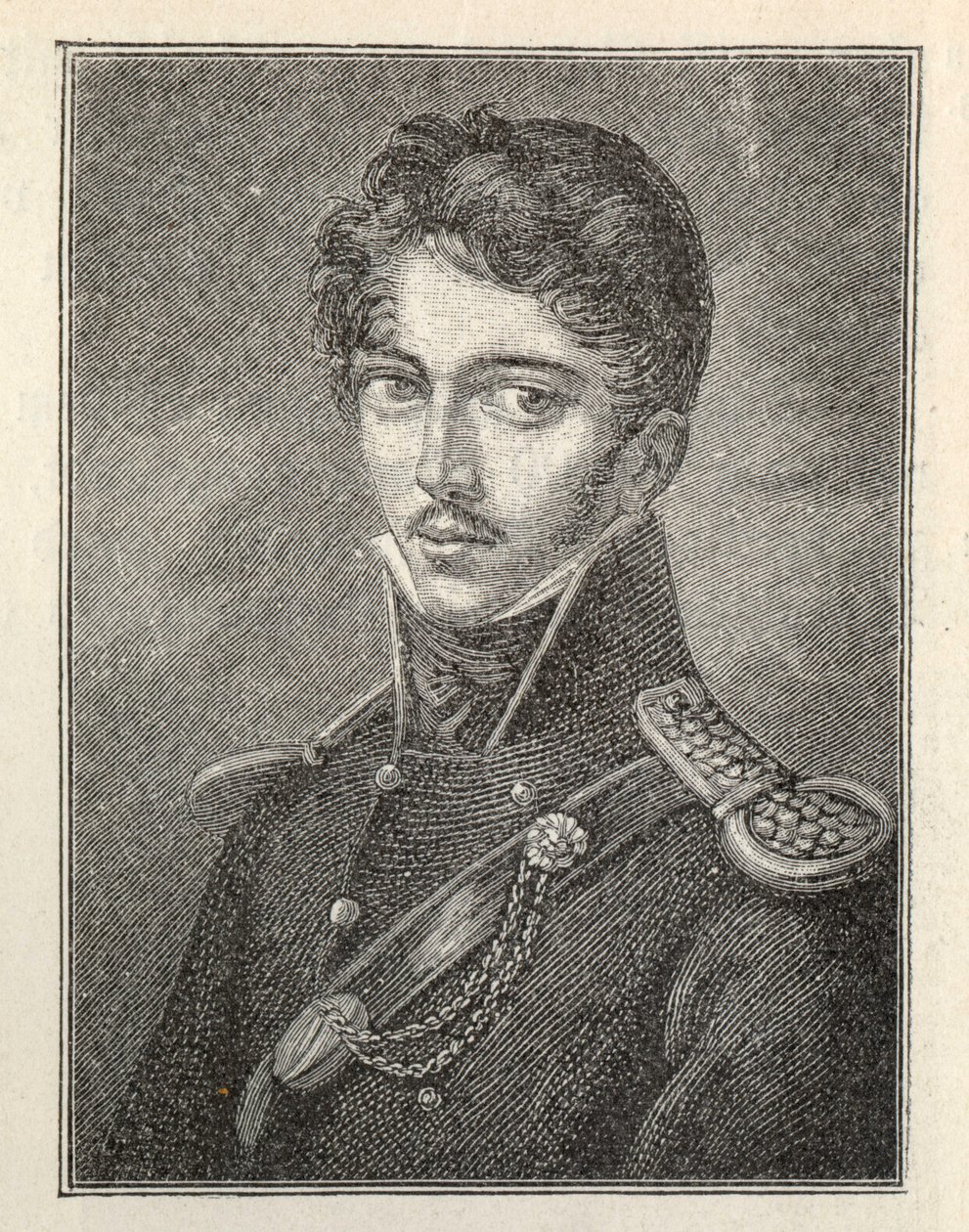 Retrato do autor Theodor Körner 1791-1813. de Unbekannt