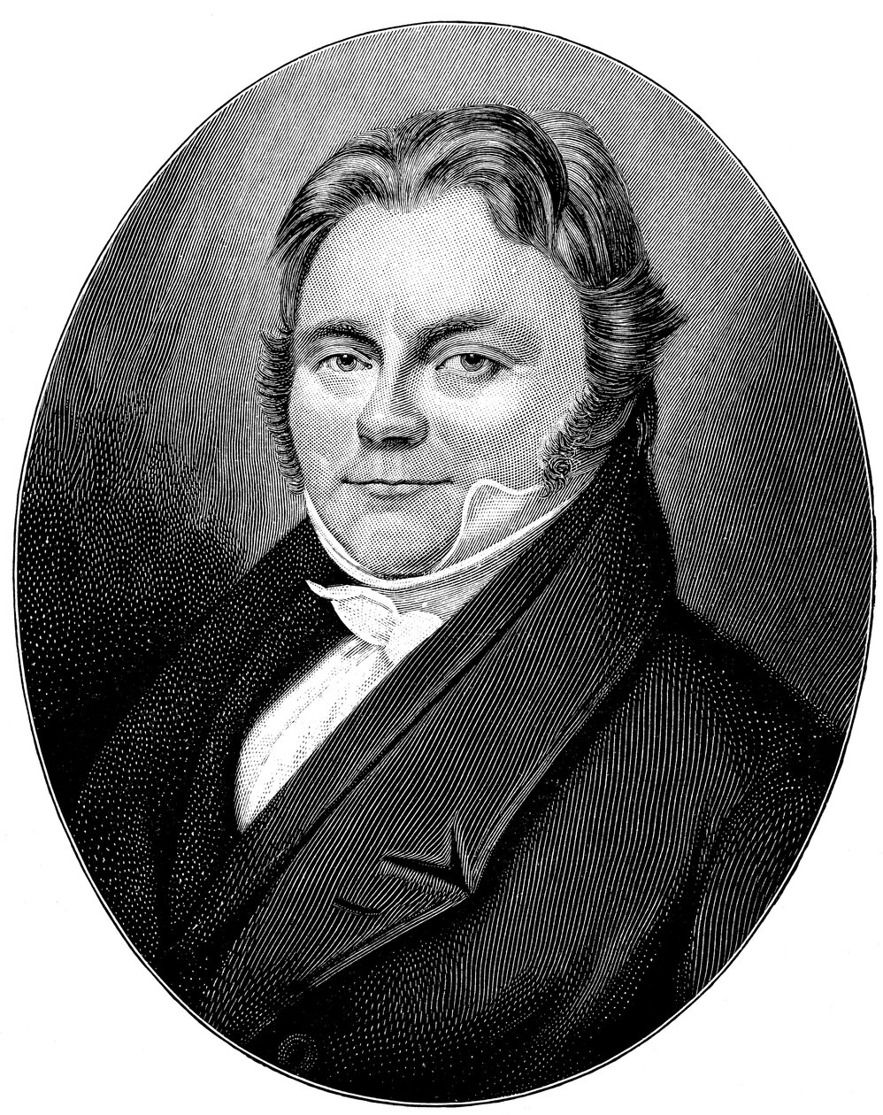 Retrato do químico Jöns Jakob Berzelius 1779-1848, década de 1830 de Unbekannt