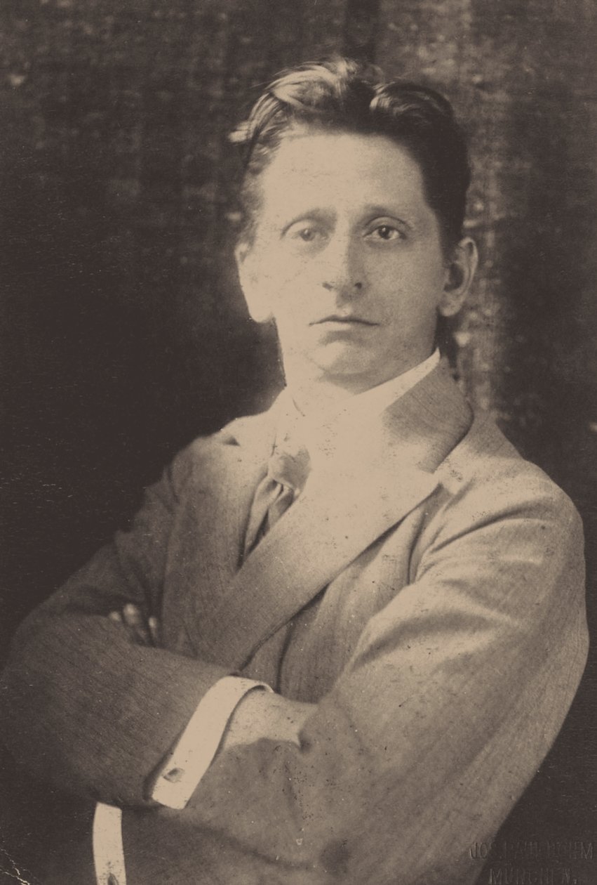 Retrato do compositor Alexander von Zemlinsky 1871-1942. de Unbekannt