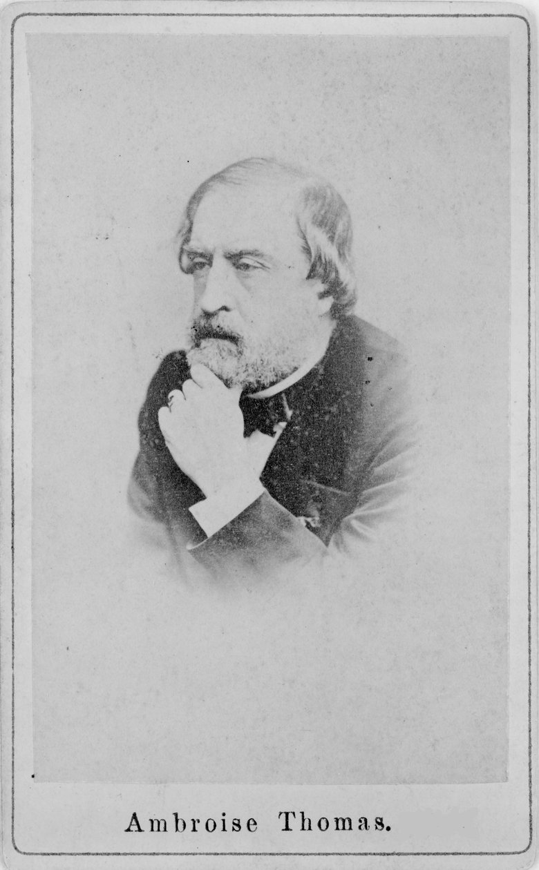 Retrato do compositor Amboise Thomas 1811-1896 , ca. 1860-1870. de Unbekannt