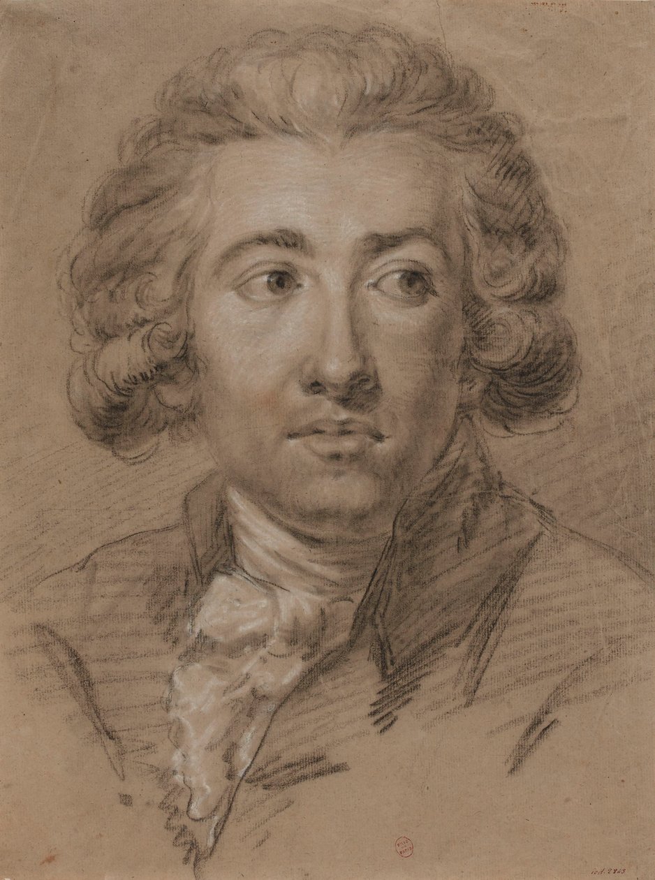 Retrato do compositor André Ernest Modeste Grétry 1741-1813, 2ª metade do século XVIII. de Unbekannt