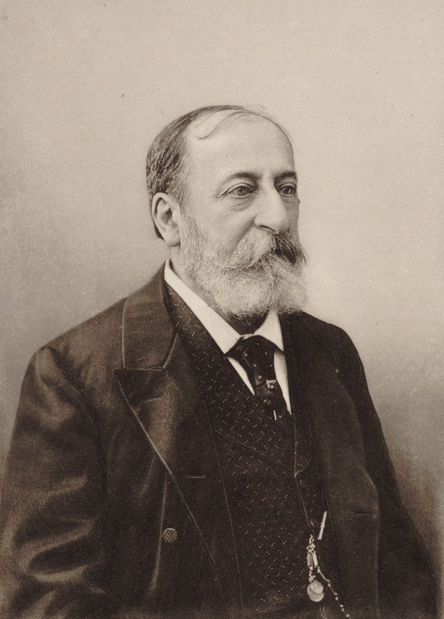 Retrato do compositor Camille Saint-Saëns 1835-1921, 1900. de Unbekannt