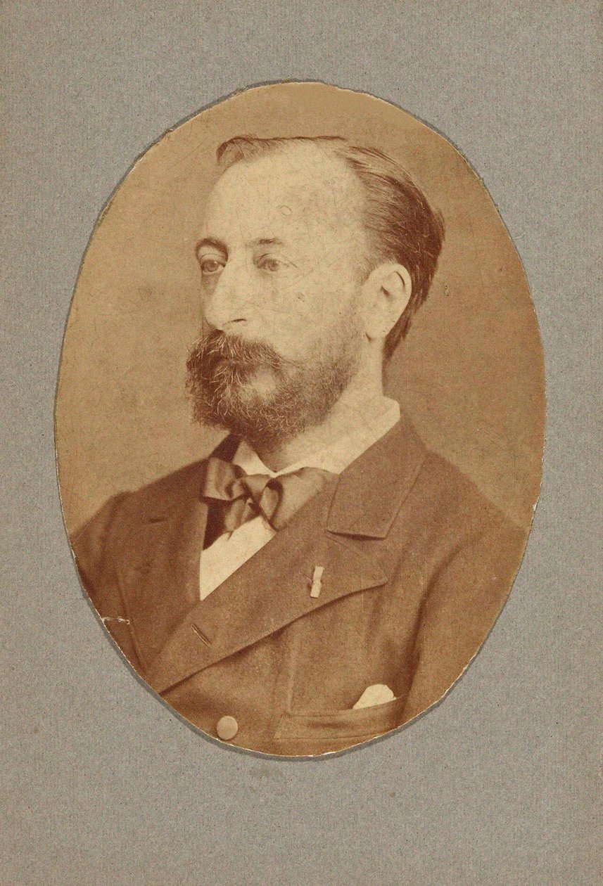Retrato do compositor Camille Saint-Saëns 1835-1921, c. 1880. de Unbekannt