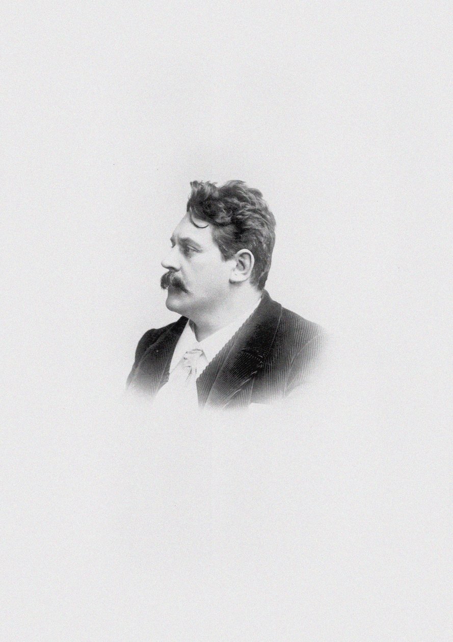 Retrato do compositor Eugen Lindner 1858-1915. de Unbekannt