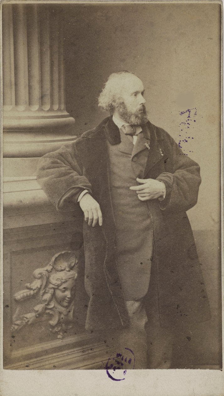Retrato do compositor Félicien David 1810-1876, 1861. de Unbekannt