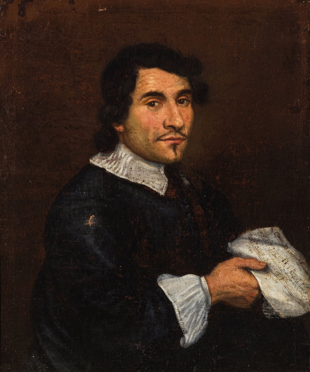 Retrato do compositor Girolamo Frescobaldi 1583-1643, Primeiro terço do séc. de Unbekannt