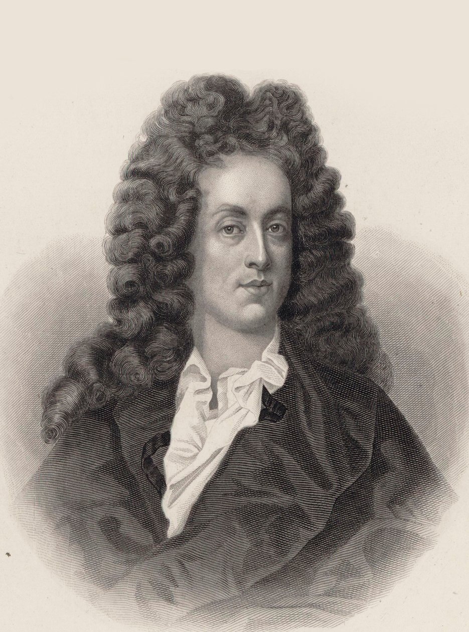 Retrato do compositor Henry Purcell 1659-1695. de Unbekannt