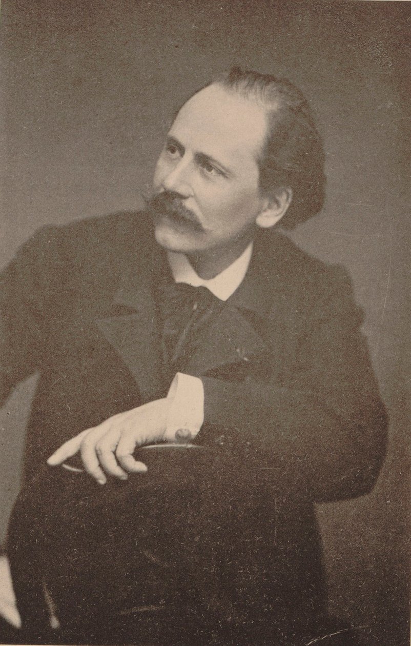 Retrato do compositor Jules Massenet 1842-1912. de Unbekannt