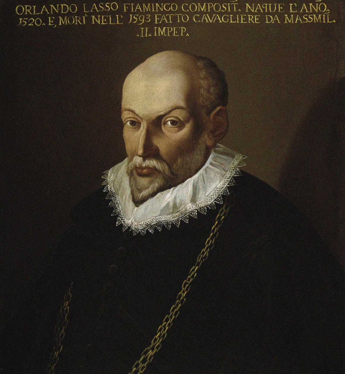 Retrato do compositor Roland de Lassus 1532-1594. de Unbekannt