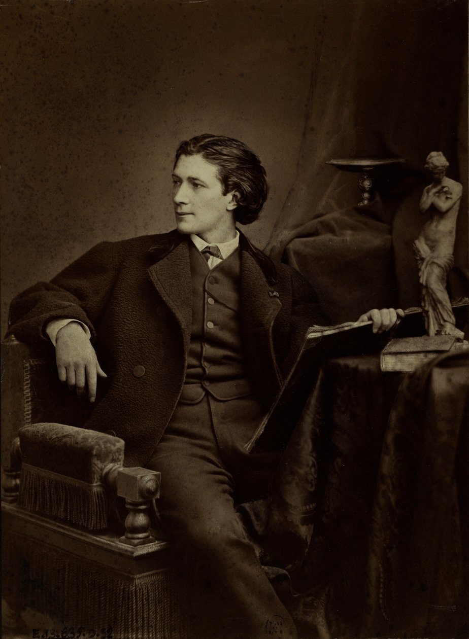 Retrato do dramaturgo Victorien Sardou 1831-1908, ca. 1865. de Unbekannt
