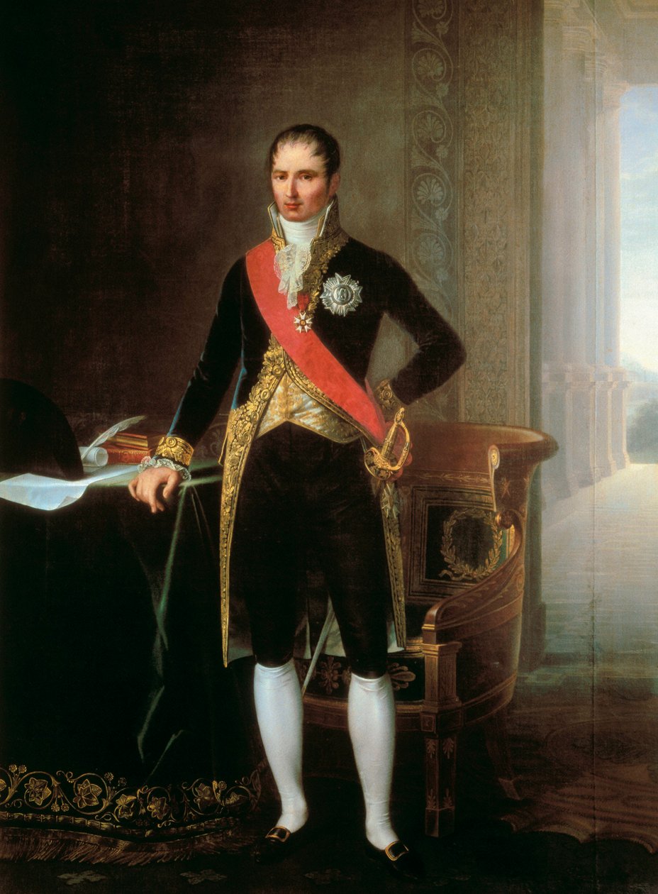 Retrato do rei de Nápoles e Espanha Joseph Bonaparte (1768-1844). Pintura. de Unbekannt