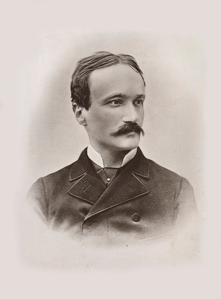 Retrato do libretista e compositor Arrigo Boito 1842-1918, 1884. de Unbekannt