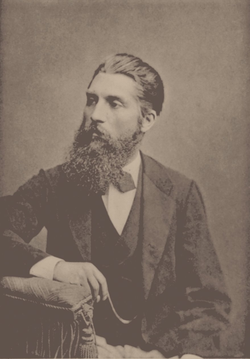 Retrato do pianista e compositor Adolf Jensen 1837-1879. de Unbekannt