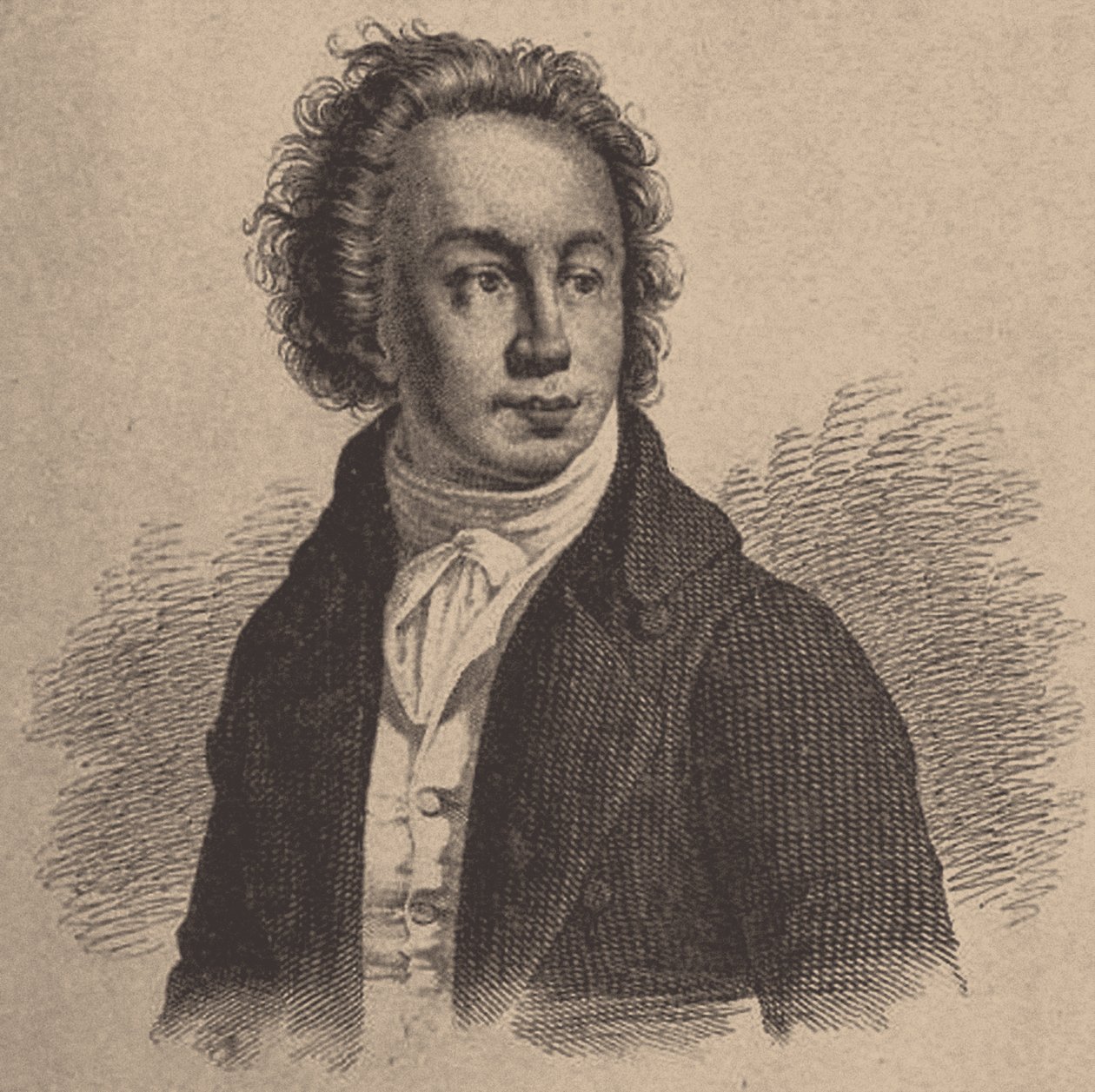 Retrato do poeta Ivan S. Barkov 1732-1768, século XIX de Unbekannt