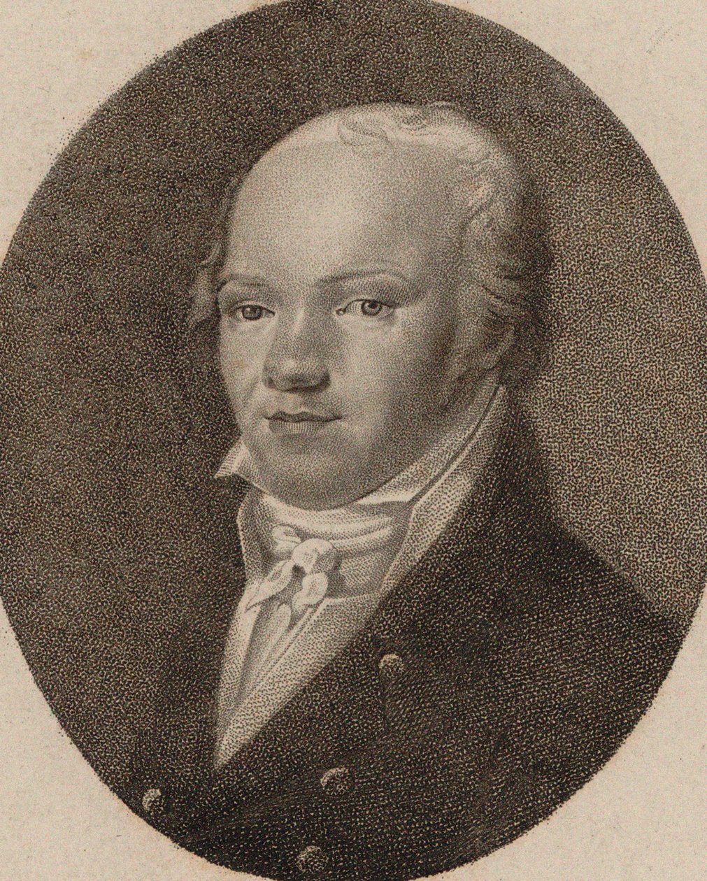 Retrato do violinista e compositor Andreas Romberg 1767-1821, c. 1800. de Unbekannt