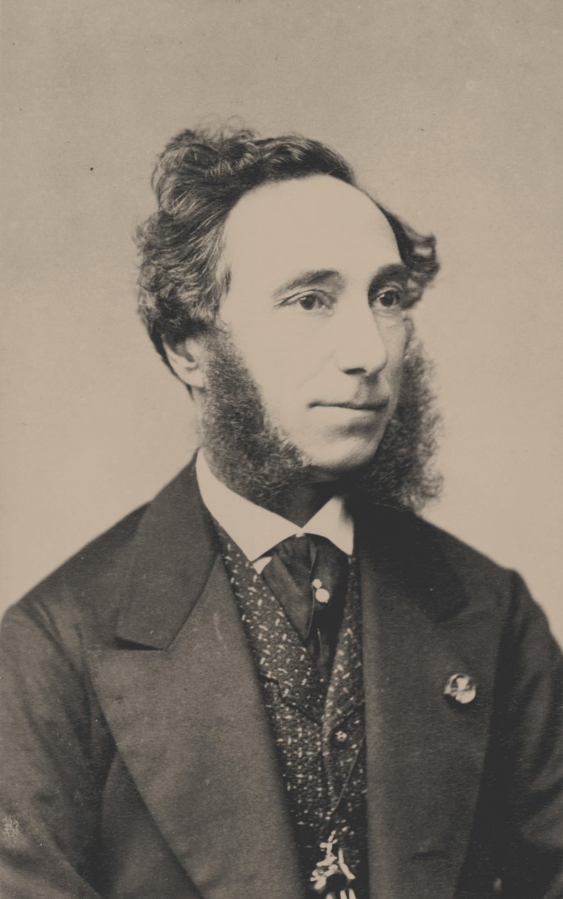 Retrato do violinista e compositor Camillo Sivori 1815-1894, ca 1865. de Unbekannt