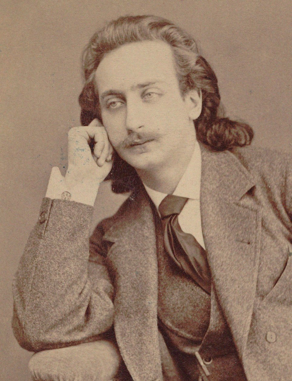 Retrato do violinista e compositor Henri Ketten 1848-1883. de Unbekannt