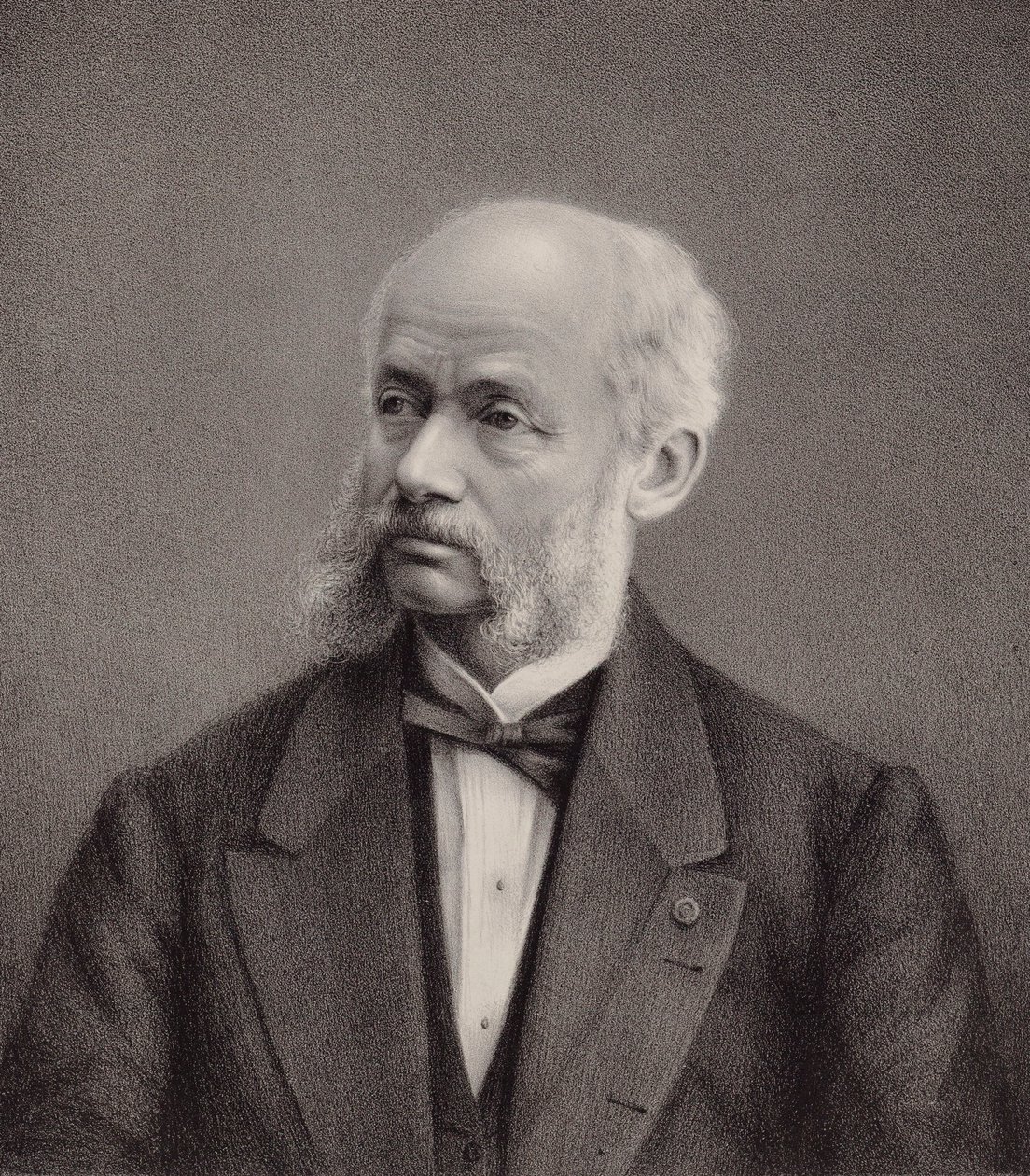 Retrato do violinista e compositor Henri Vieuxtemps 1820-1881, 1895. de Unbekannt