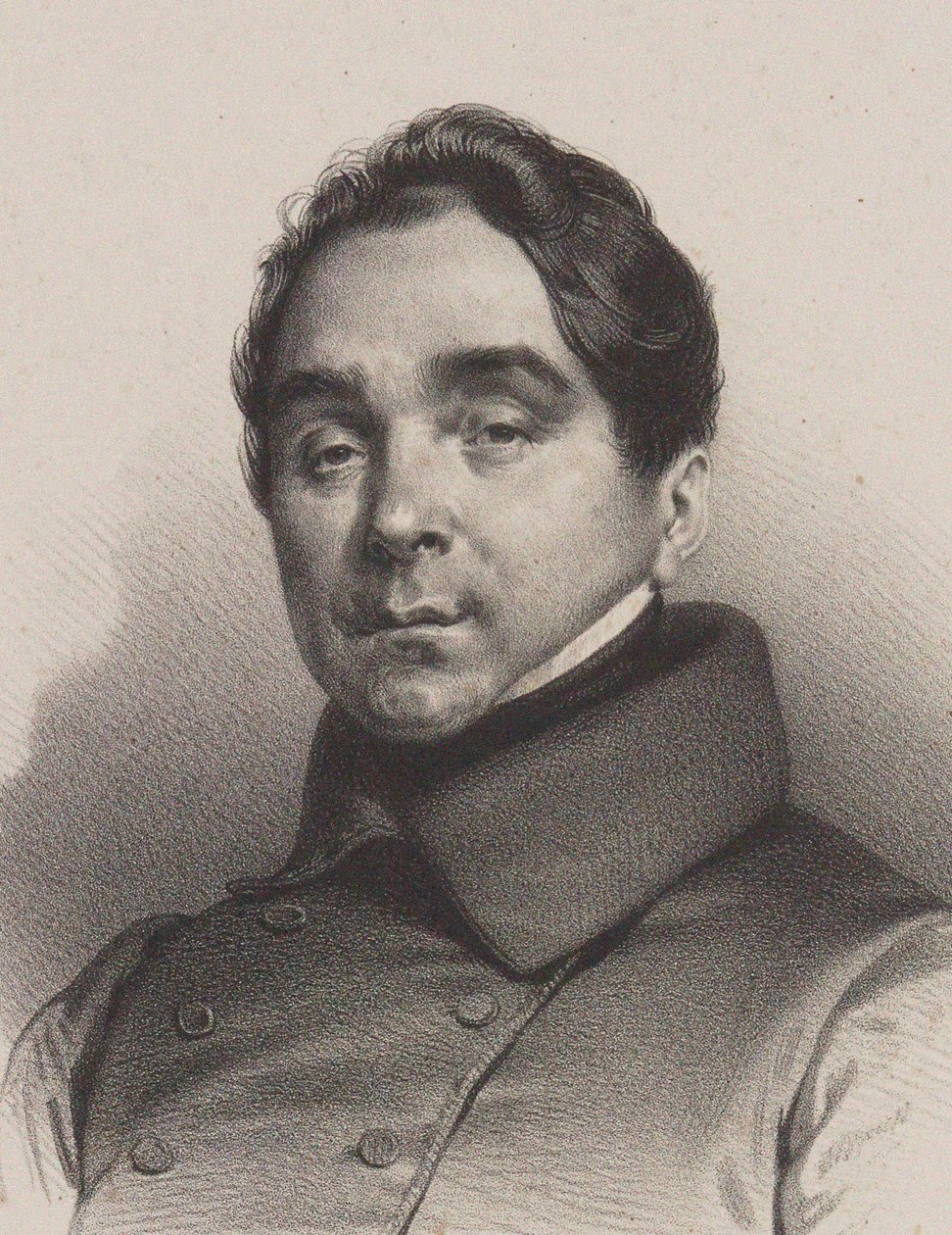 Retrato do violinista e compositor Philippe Musard 1792-1859. de Unbekannt
