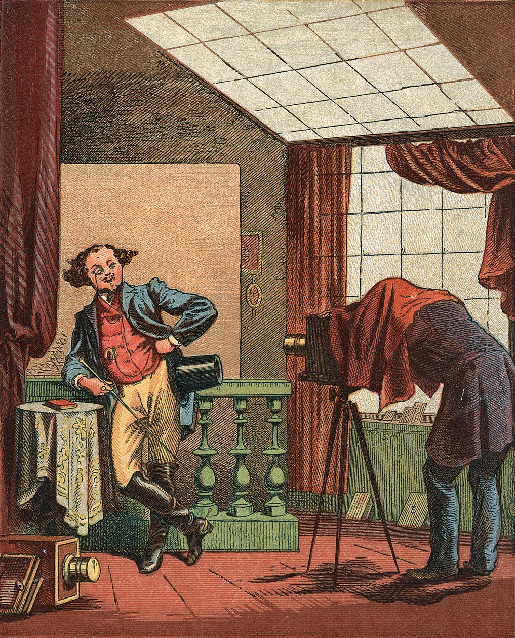 Estúdio de fotógrafos de retratos, 1871 de Unbekannt