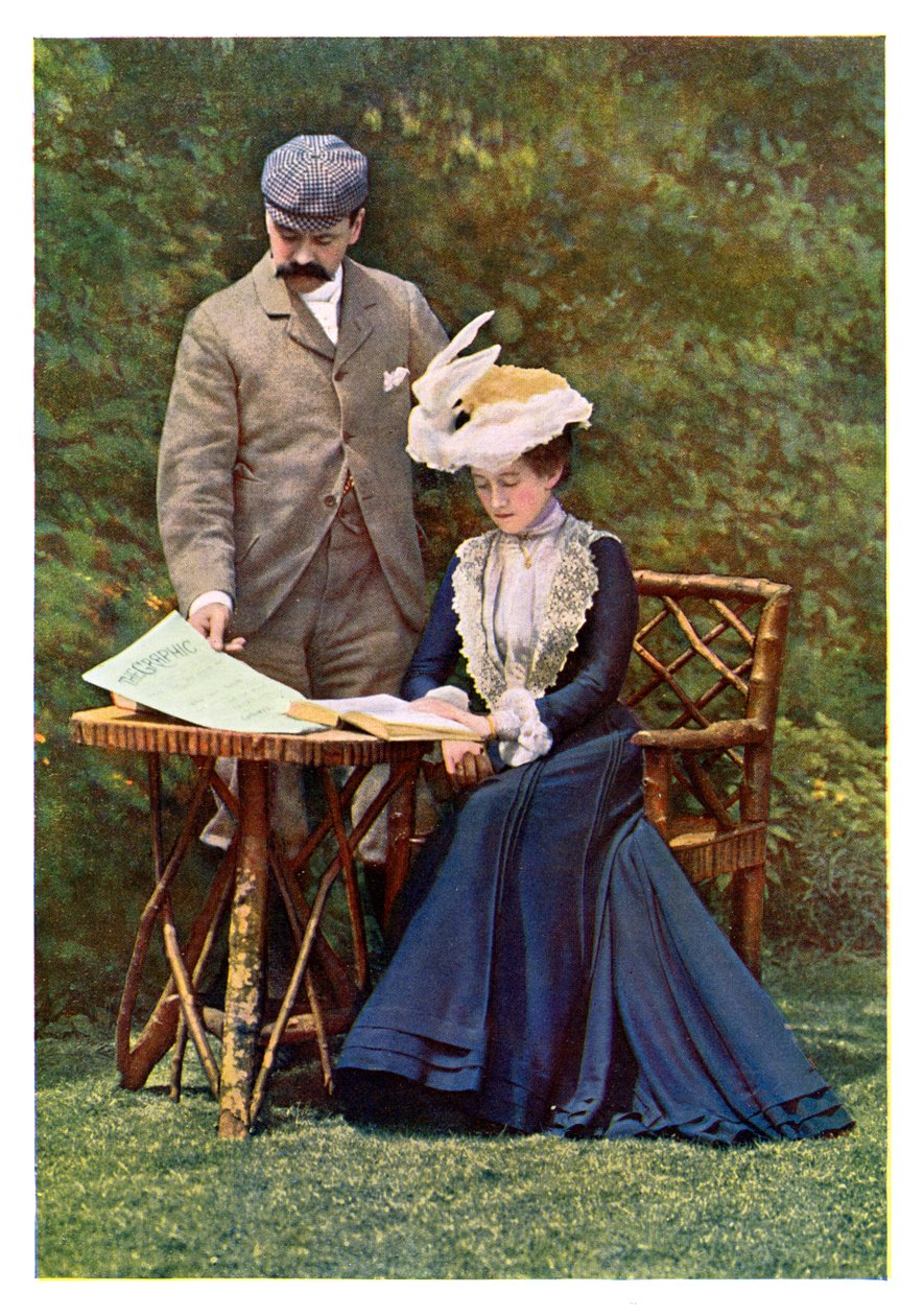 Retrato em três cores, 1901 de Unbekannt
