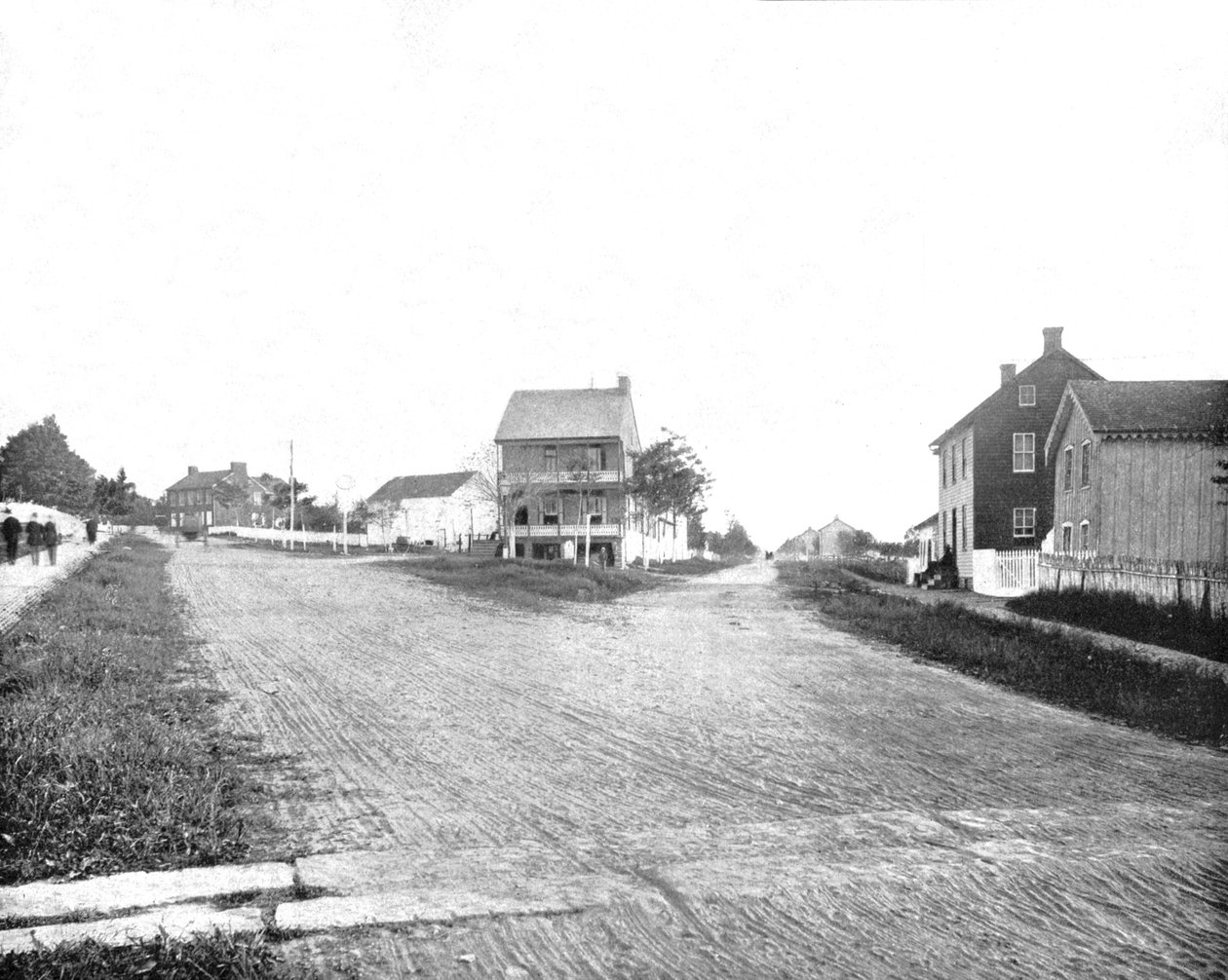 Posição ocupada pelos atiradores da União em Gettysburg, Pensilvânia, EUA, c1900. de Unbekannt