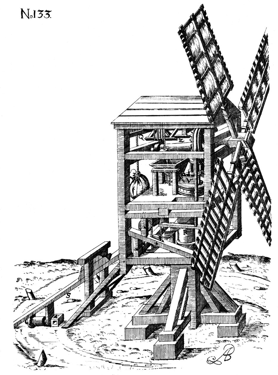 Post mill, 1620 de Unbekannt