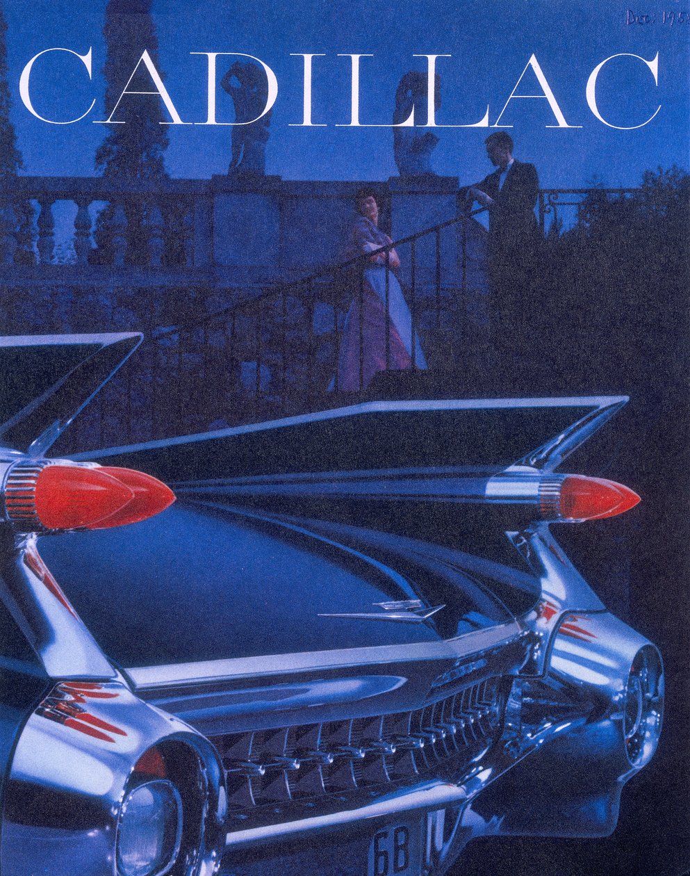 Cartaz publicitário de um Cadillac, 1959 de Unbekannt