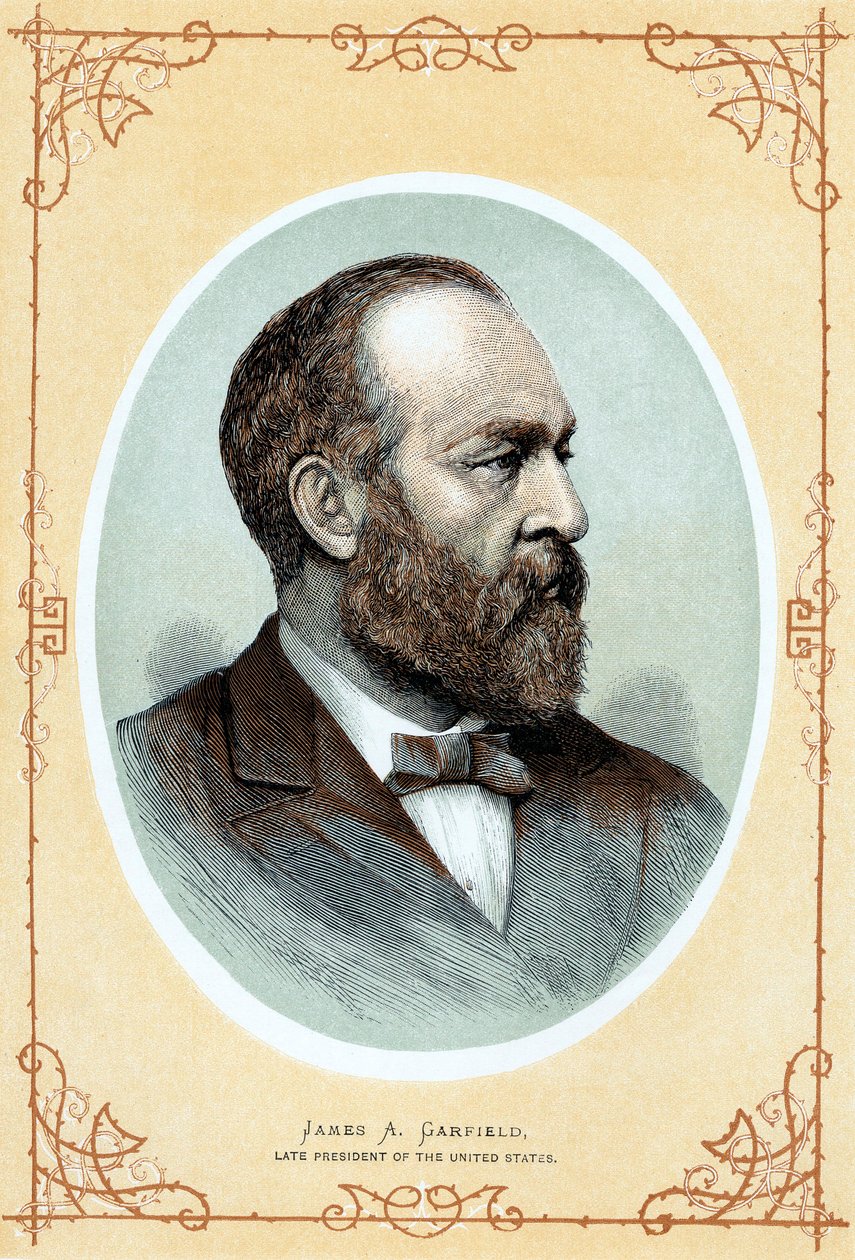 Retrato póstumo de James Abram Garfield, c1885 de Unbekannt