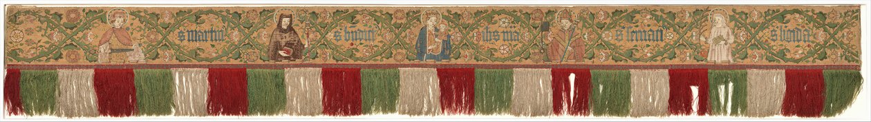 Praetexta de um Antependium, alemão, depois de 1450. de Unbekannt